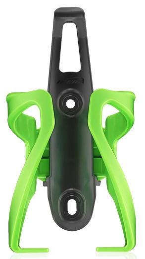 Флягодержатель пластик ABS, зелёный, с регулировкой диаметра фляги 60-73 мм, 70г.
