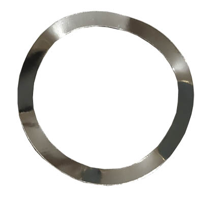 Кольцо проставочное на каретку Ø30.4x37.2x0.5мм, волнистое стальное.