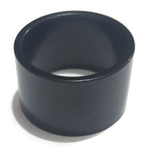 Кольцо проставочное на рулевую колонку 1-1/8", 20мм, алюм чёрное.