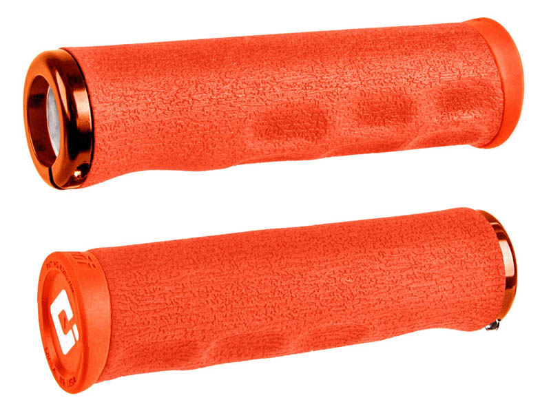 Грипсы 135мм, оранжевые, A.I.R.E. компаунд, оранжевый алюм lock-on.