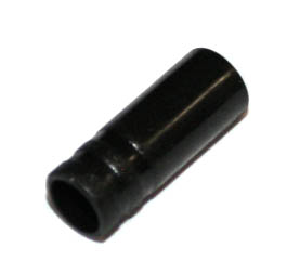 Заглушка-наконечник на оплетку троса Ø4мм, черная, упак 200шт.