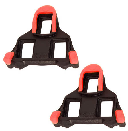 Шипы для контактных педалей SHIMANO 6°, красно-серые, инд уп.