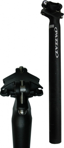 Штырь подседельный Ø27.0x400мм, 2 болта, черный, АL6061-3D, CONTROLTECH лого. для велосипеда