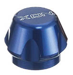 Колпачок на воздушный вентиль заднего амортизатора или вилки, алюм, синий.