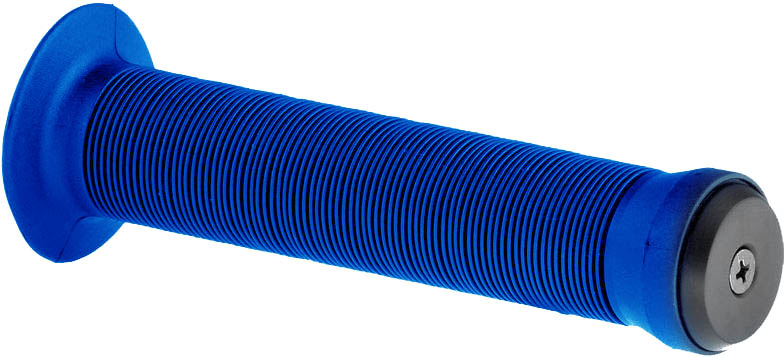 Грипсы 147мм, с заглушками, синие, аналог Longneck ST, без уп.