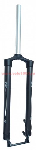 Вилка 27.5", шток 1-1/8", для ДТ, карбоновая матовая чёрная, ось 10мм, OLD100мм, SASO лого. для велосипедов