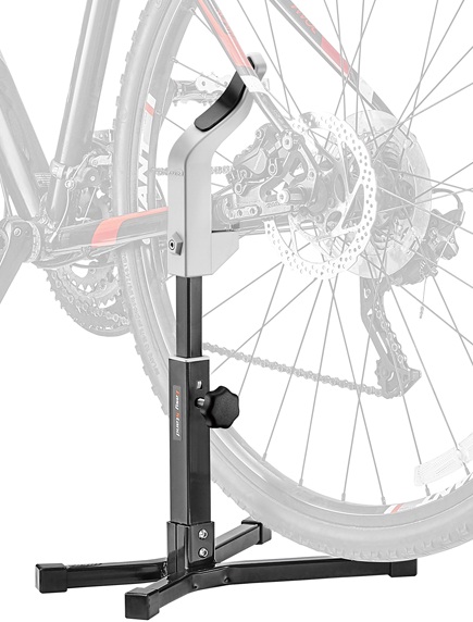 Стойка для велосипеда под задние перья 20"-29", полностью регулируемая, сталь, чёрная, max 15кг.