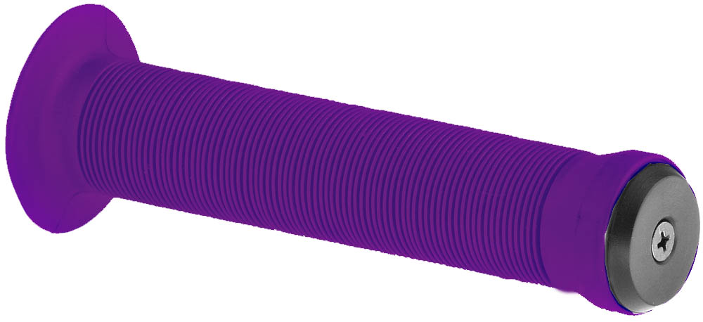 Грипсы 147мм, с заглушками, фиолетовые, аналог Longneck ST, без уп.