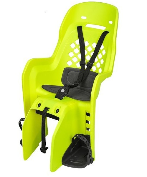 Кресло детское, модель JOY FF, заднее, для рам 29", неон желтый/темно-серое.