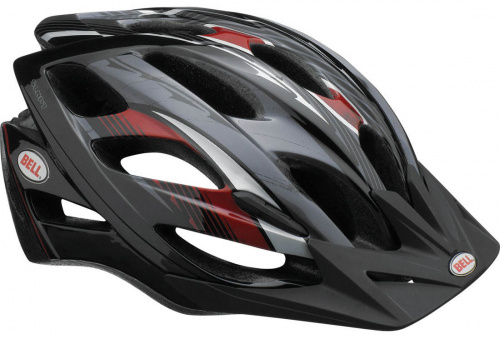 Шлем SLANT, красно-черный, единый размер. для велосипеда