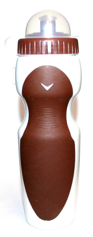 Фляга 0.75л, перламутрово-коричневая, с защитной крышкой, кратоновые вставки с ароматом шоколада.