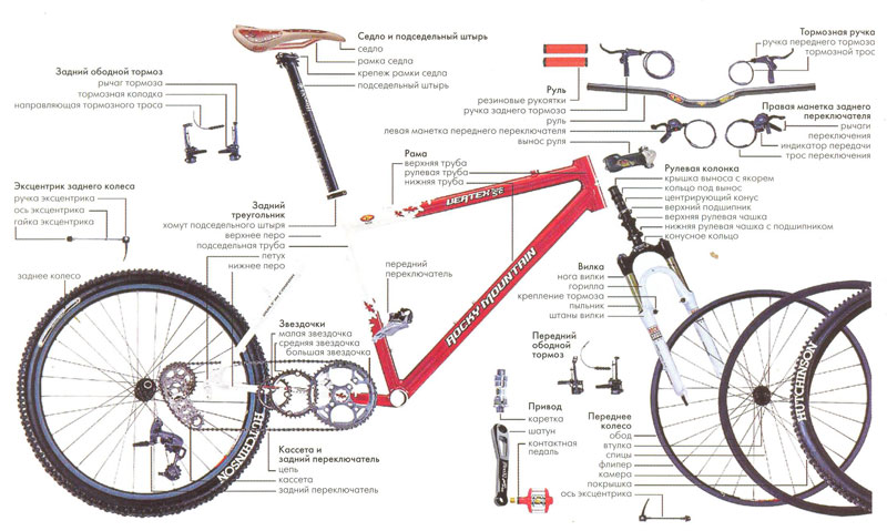 Стандартные размеры колес велосипеда