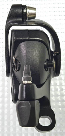 Тормоз дисковый механич, 2-х поршневой, c пылезащитной крышкой, черный, 170г, инд уп.