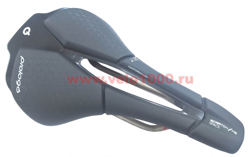 Седло SCRATCH M5 SPACE TIROX 250х147мм, с продольным отв, рельсы TIROX, верх: 3 зоны, чёрное, 213г для велосипеда