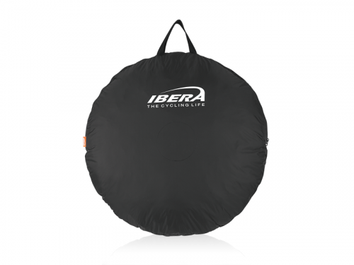 Чехол для 1 колеса, чёрный, c лого "IBERA". для велосипеда