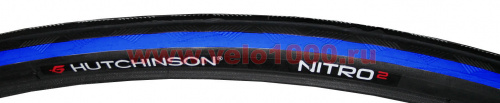 Покрышка 700x25C, жесткий корд, черно-синяя, 33TPI, 350г, инд уп. для велосипеда