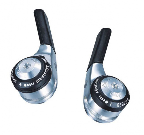 Шифтеры 2/3x9 скор, для установки на шоссейной раме, совместимо с Shimano, пара, 70г. для велосипеда