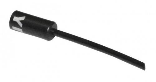 Заглушка-наконечник на оплетку троса Ø4мм, алюм, с тефлон вставкой против влаги, черная, уп 50шт. для велосипеда