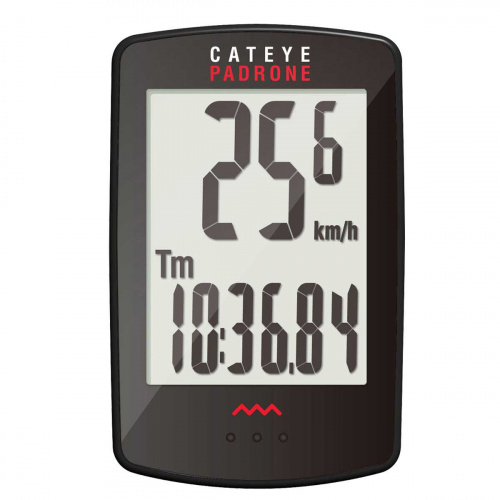 Велокомпьютер "Сateye CC-PA100W PADRONE", черный.