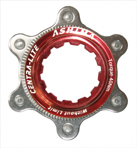  Адаптер для крепления 6-болт ротора на дискoвую втулку CenterLock Shimano. для велосипеда