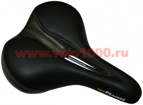Седло комфортное 272x210мм, черно-коричневое, с отверстием, с ручкой для переноски. для велосипеда