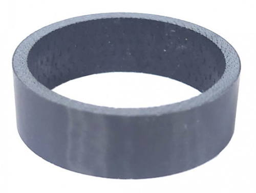 Кольцо проставочное на штырь вилки 1-1/8", 10мм, черный карбон. для велосипеда
