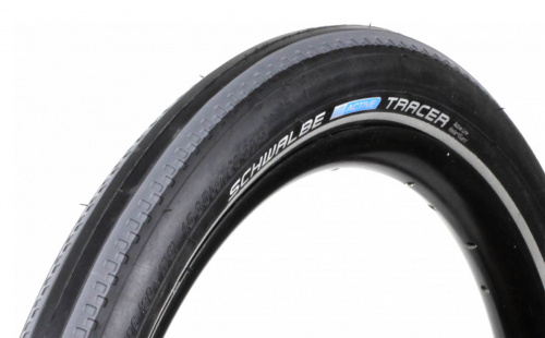 Покрышка 20"x1.75", жесткий корд, слик, антипрокол, 20-50psi, светоотражатель с 1 стороны, 470г. для велосипеда