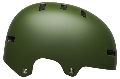 Шлем BLOCK, детский, цвет матовый темно-зеленый, размер S. для велосипеда