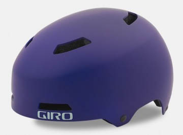 Шлем DIME, детский, матовый фиолетовый, размер S. для велосипеда