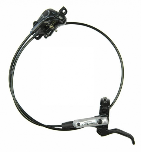 Тормоз дисковый гидравл задний DEORE, без ротора, гидролиния 1300мм, б/уп. для велосипеда