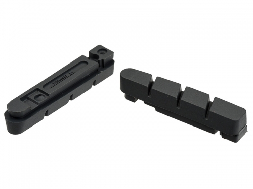 Картриджи для шоссeйных колодок ARS45CR-P-HU-AL, 54мм, черные, всепогодный компаунд. 