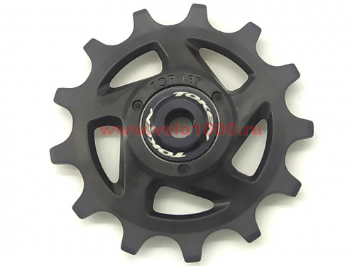 Ролики для суппорта 13T, черные, 12 скор Shimano, пластик, нерж промподш, 2шт. для велосипеда