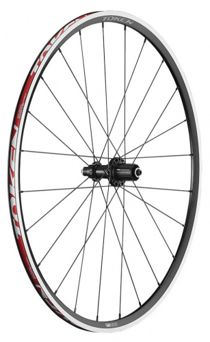 Комплект колес клинчерных 700С, алюм обод H=22мм, втулки с TFT подш: 2пер, 4задн, 10/11 скор, 1331г. для велосипеда