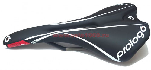 Седло KAPPA EVO PAS T2.0  273х147мм, с продольным отверстием, рельсы  сr-mo, чёрное с белыми линиями для велосипеда