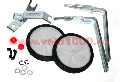 Колеса боковые усиленные для велосипеда 12"-20", резина, обод пластик, VLX инд уп. для велосипеда