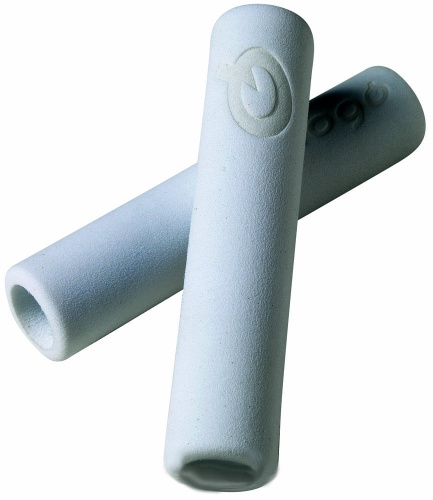 Грипсы 130мм, белые, из специального вспененного материала высокой плотности, 11г, для XC, с лого "P для велосипеда