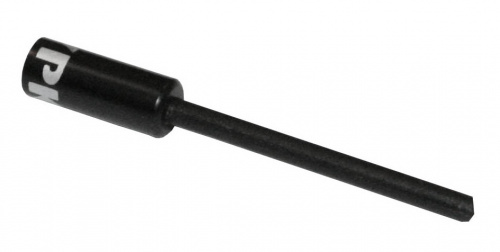 Заглушка-наконечник на оплетку троса Ø5мм, алюм, с тефлон вставкой против влаги/трения, черная, 50шт для велосипеда