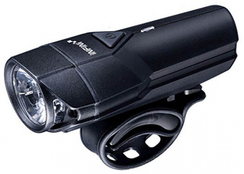 Фара передняя, 1 светодиод, 10Вт, 500Лм, 5 режимов, черная, USB зарядка, индикатор заряда, 97г. для велосипедов 