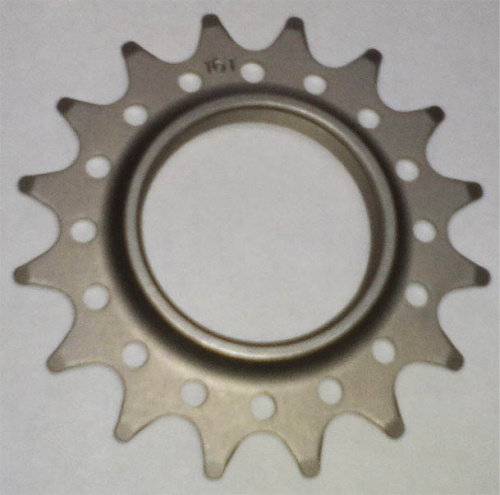 Звезда 16Tx3/32" CR-MO, 1.37"х24t для TRACK, FIX, Single Speed на широком основании. для велосипеда