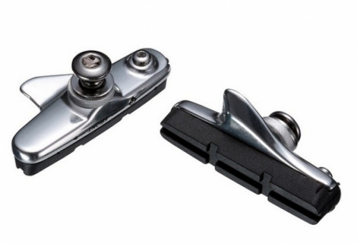 Колодки картриджные шоссейные черные, 55мм, для Shimano, для мокрой погоды. для велосипеда
