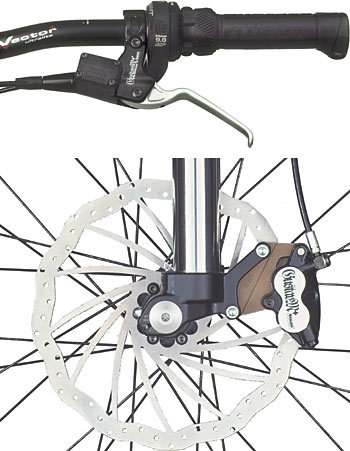 Тормоз дисковый гидравл задний, б/уп. для велосипеда