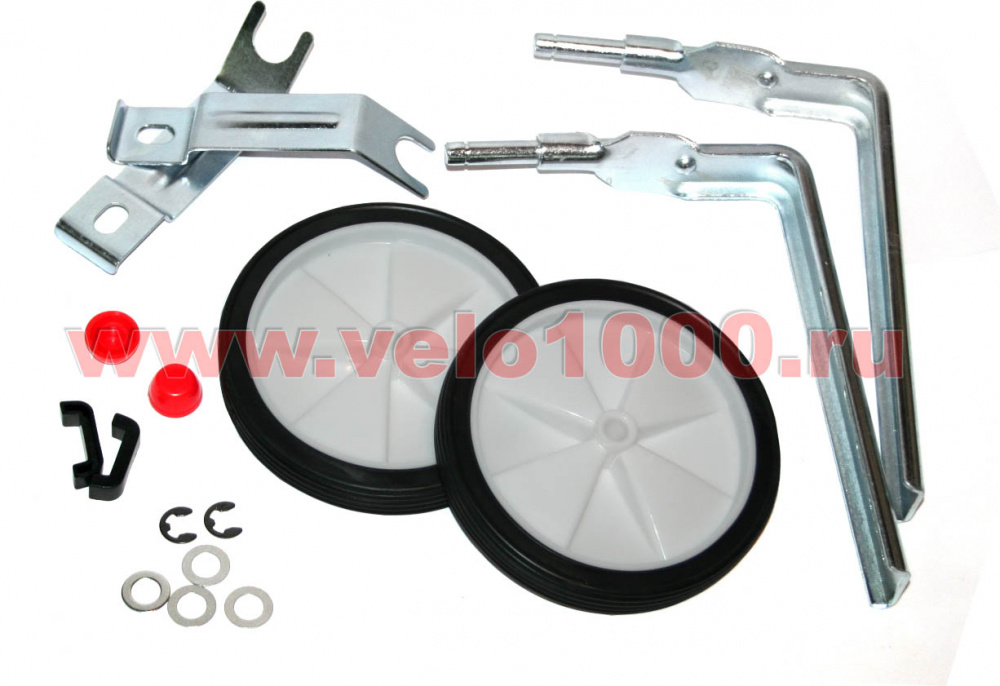 Колеса боковые усиленные для велосипеда 12"-20", резина, обод пластик, VLX инд уп.