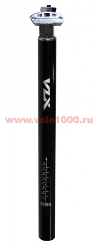 Штырь подседельный Ø30.9х400мм, чёрный, алюм, VLX лого. для велосипеда