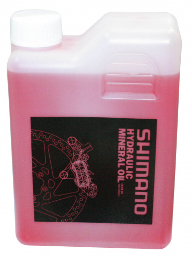 Масло для гидравлических тормозов минеральное "Shimano", 1000мл. для велосипеда