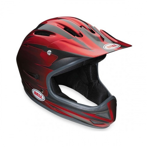 Шлем BELLISTIC, FULLFACE, красный, размер L. для велосипеда