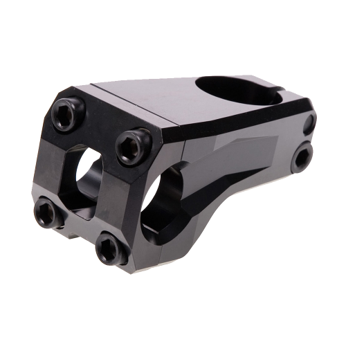 Вынос руля 1-1/8", E-50мм, 0*, черный, AL7075/T6, фрезерованный, суперлегкий, полые болты, инд уп. для велосипедов