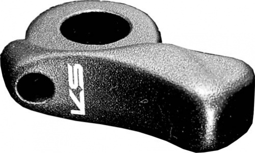 Ручка на руль для блокировки дроповых штырей Kind Shock, черная, алюм, инд уп. для велосипеда
