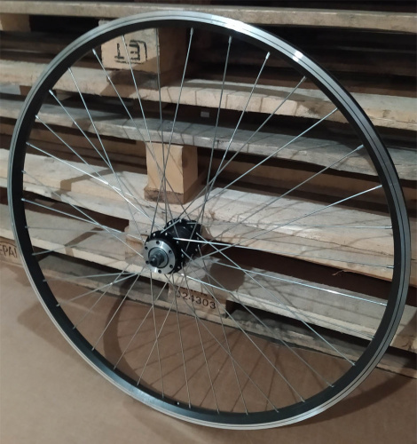 Колесо заднее 29", для ДТ, обод двойной, под кассету 8-9 скор, алюм, черное. для велосипеда