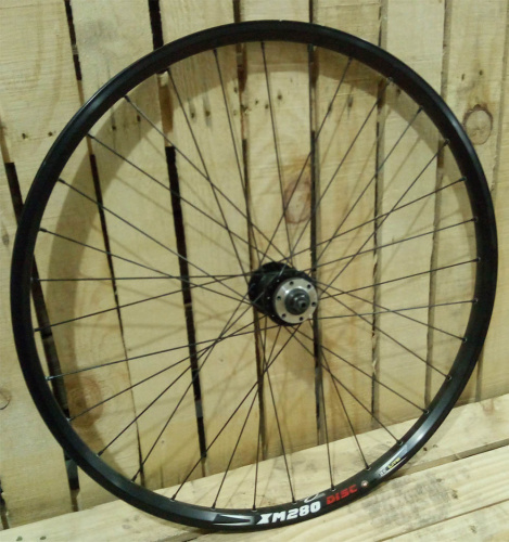 Колесо заднее 29", для ДТ, обод двойной, под кассету 8-10 скор, алюм, черное. для велосипеда