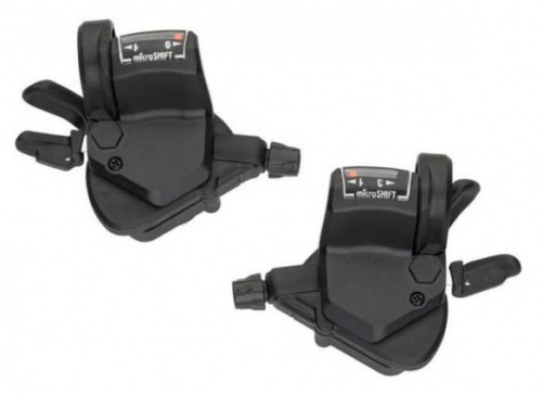 Шифтеры 3х9 скор, совместимы с Shimano, пара, 242г. для велосипеда
